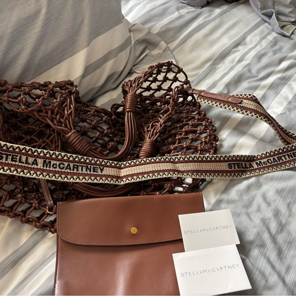 Stella McCartney Brown knotted bag - Picture 6 of 13